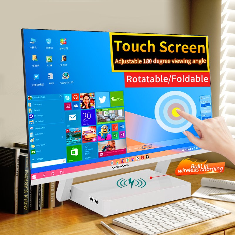 27 inch hot selling high-quality Core I3 I5 I7 touch screen gaming computer desktop all-in-one office computer