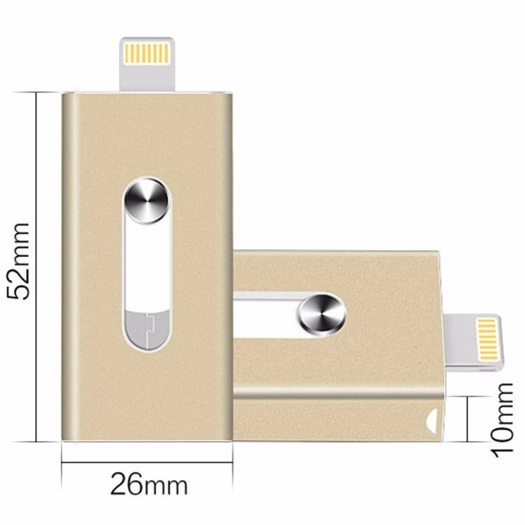Newly arrived popular custom logo 3 1otg USB 2.0 3.0 metal USB flash drive iPhone Android