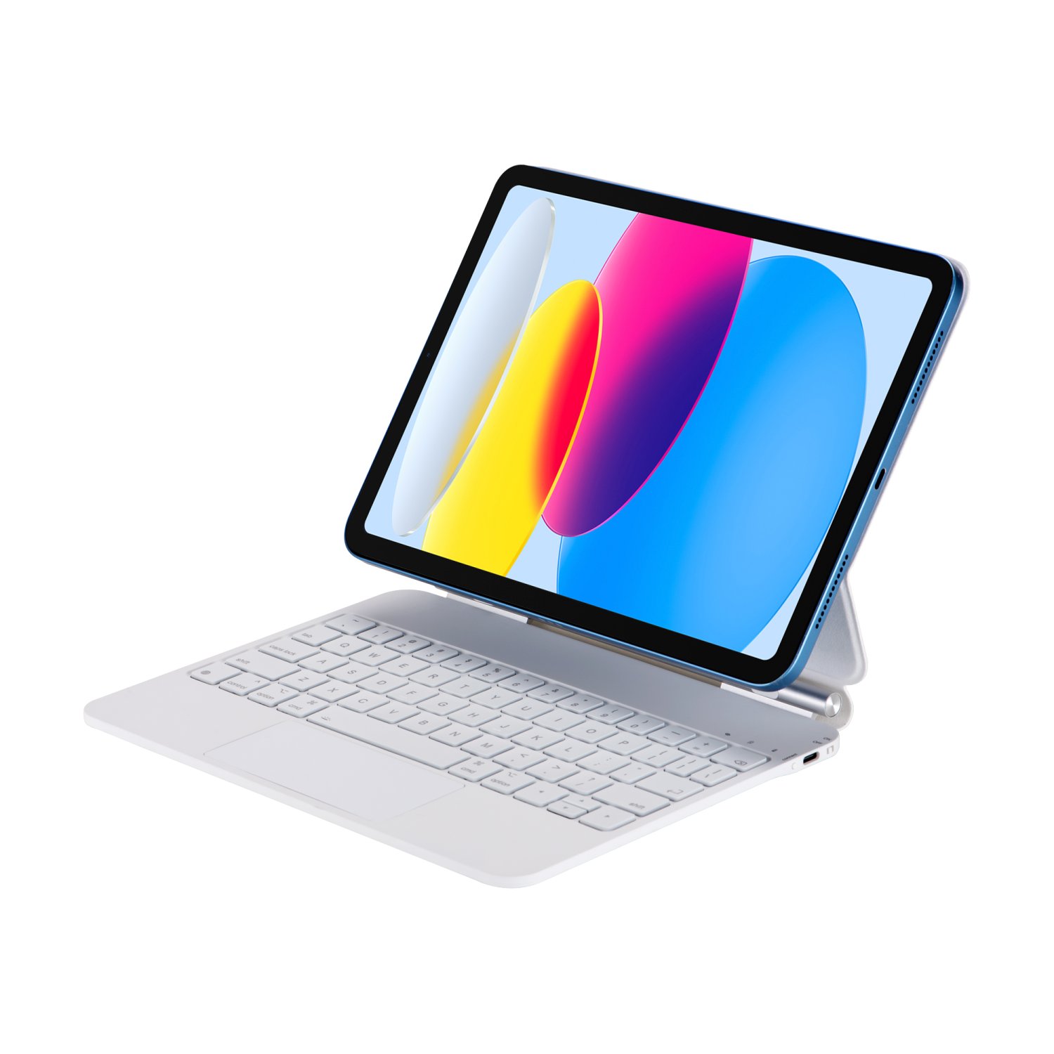 Suitable for Bluetooth magic keyboard with touchpad, suitable for iPad 11 A16 2025 10th generation style backlit Russian