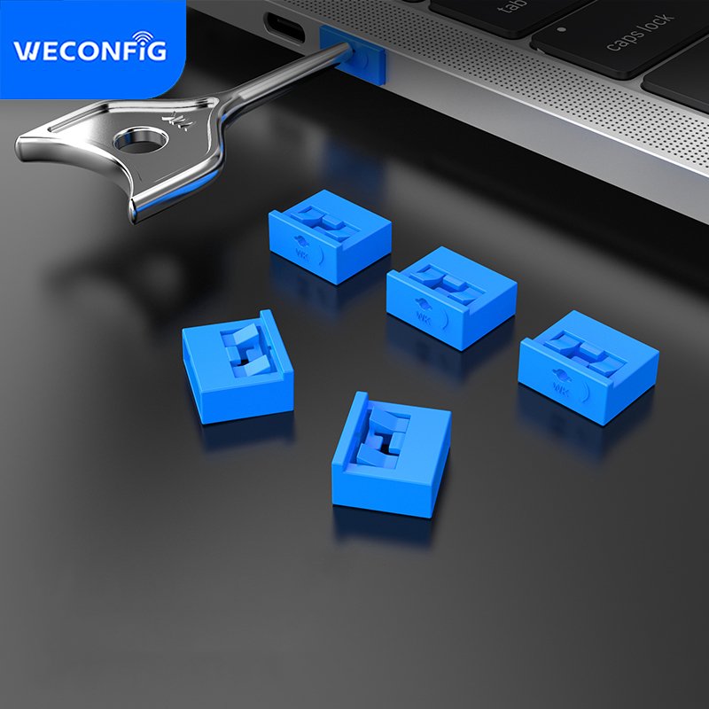 Reusable Universal Serial Bus Port Blocker Type A Keyed Universal Serial Bus Lock