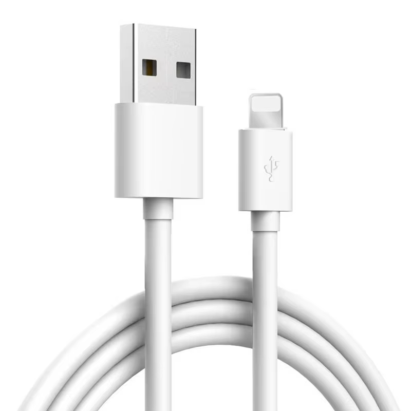 Factory price: High quality 1m PVC IOS fast charging USB charger data cable suitable for iPhone 7/8/XS/11/12 cables