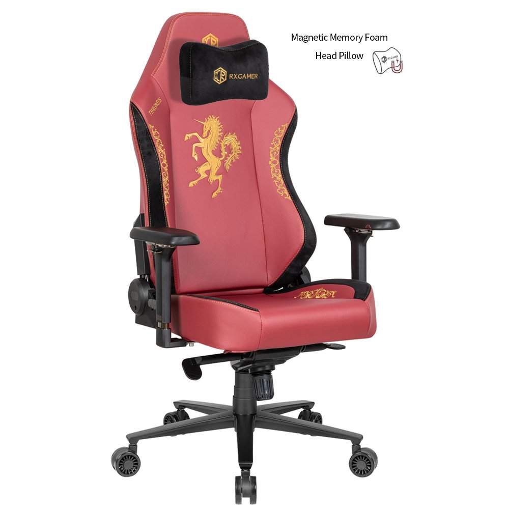 High quality metal frame leather rotating tall computer ergonomic adjustable girls' executive gaming chair