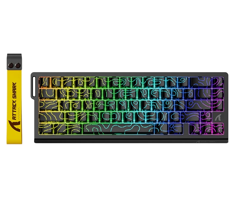 Attack Shark X68HE Wired Mechanical Keyboard Game Magnetic Switch RT 0.01mm 8k Polling Rate RGB Keyboard